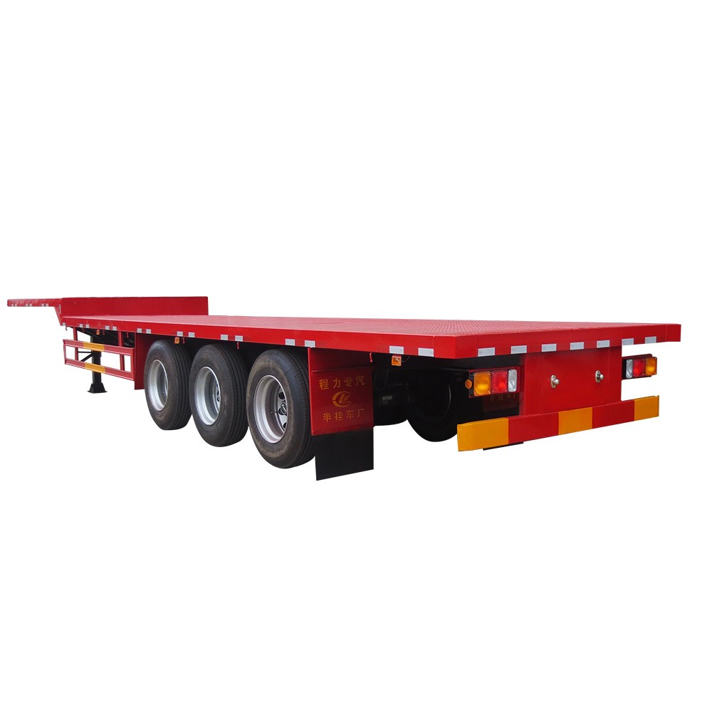 3-achsiger 70-Tonnen-Sattelauflieger mit Drop-Deck