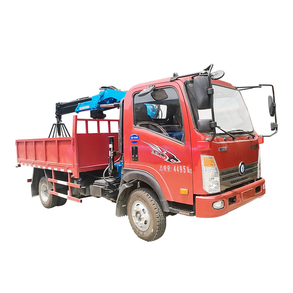 6-Rad-Kipper-LKW-Kran