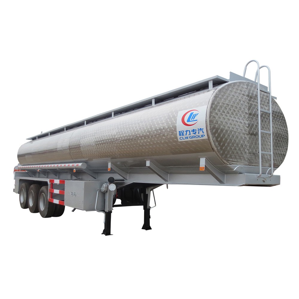 55 cbm Aluminiumlegierungs-Öltanker-Sattelanhänger